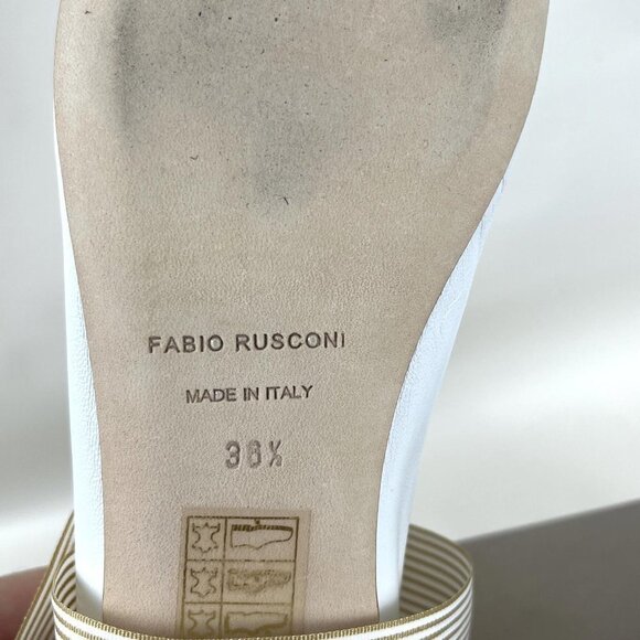 FABIO RUSCONI KIDSKIN BALLET FLATS - Picture 7 of 8